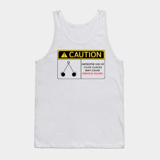 Click Clacks White Tank Top